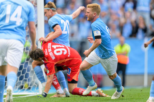 Malmö FFs Anders Christiansen jublar