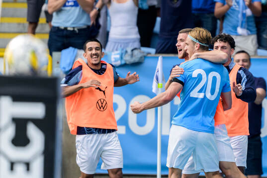 Malmö FFs Erik Botheim jublar