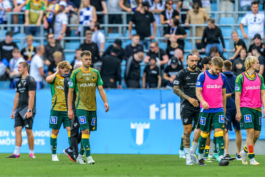 IFK Norrköpings spelare deppar