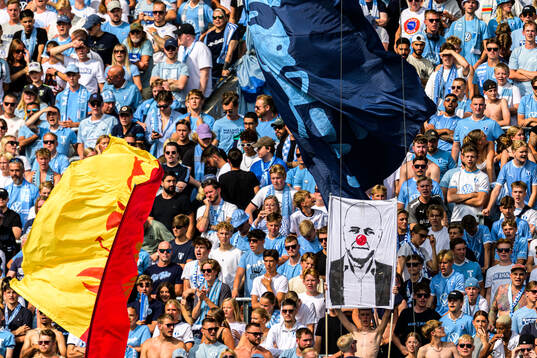 under fotbollsmatchen i Allsvenskan mellan Malmö FF och