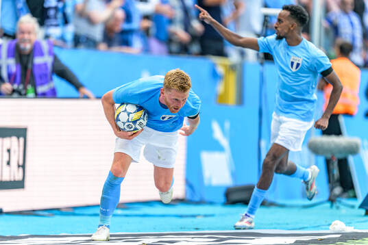 Malmö FFs Anders Christiansen jublar