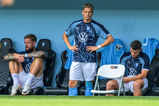 Malmö FFs Pontus Jansson och Jens Stryger Larsen