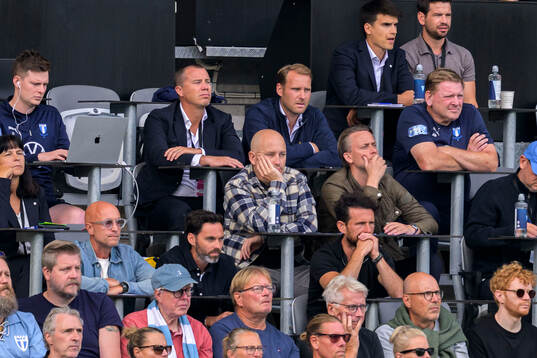 Malmö FFs sportchef Daniel Andersson och assisterande
