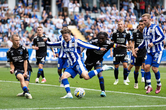 IFK Göteborgs Gustaf Norlin och Sirius Patrick Nwadike