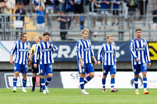 IFK Göteborgs spelare deppar