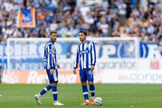IFK Göteborgs Emil Salomonsson och Anders Trondsen