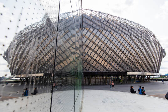 Vy över Tele2 Arena