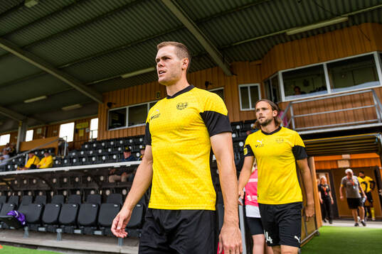 Mjällbys Jacob Bergström och Tom Pettersson