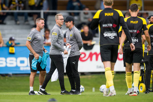 Mjällbys assisterande tränare Christofer Augustsson