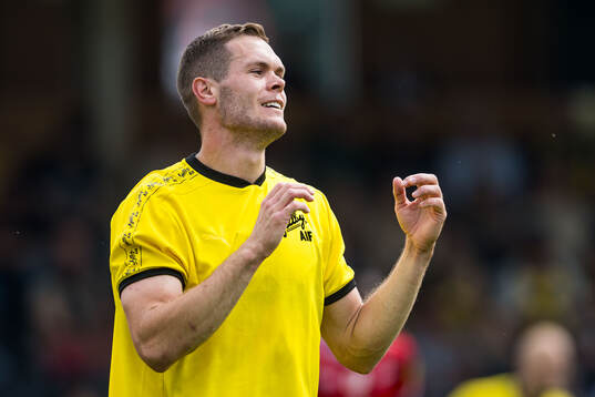 Mjällbys Jacob Bergström deppar