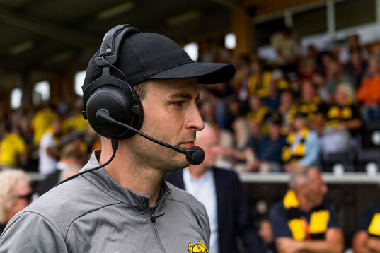 Mjällbys assisterande tränare Karl Marius Aksum