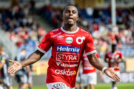 Degerfors Nahom Girmai Netabay jublar
