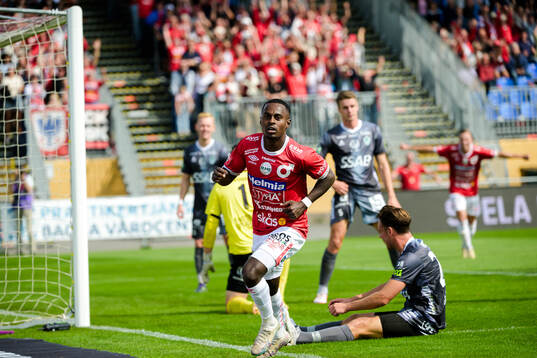 Degerfors Nahom Girmai Netabay jublar