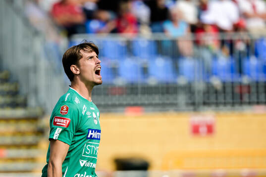 Degerfors målvakt Wille Jakobsson