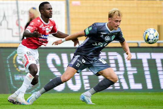 Degerfors Nahom Girmai Netabay och Brages Henry Sletsjøe