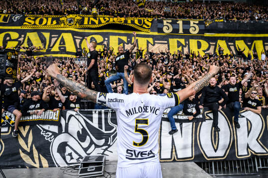 AIKs Alexander Milosevic jublar