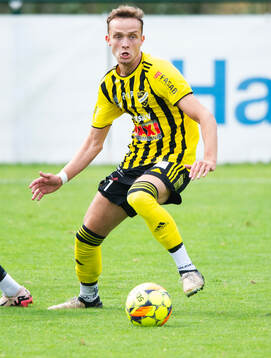 IFK Hässleholms Philipp Berndt  i matchen i div 2 mellan