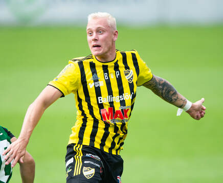 IFK Hässleholms Alexander Sjöström i matchen i div 2