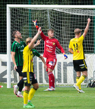 IFK Hässleholms målvakt Alve Lind i matchen i div 2