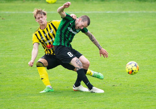 IFK Hässleholms Kasper Månsson i matchen i div 2 mellan