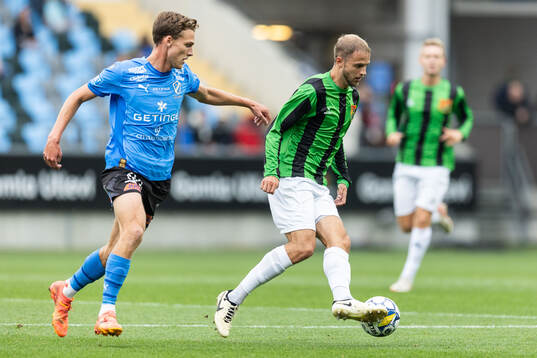 Halmstads Villiam Granath och GAIS Gustav Lundgren