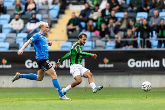 Halmstads André Boman och GAIS Edvin Becirovic