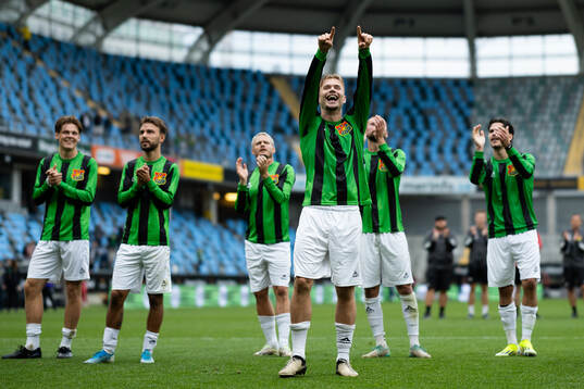 GAIS Alexander Ahl Holmström jublar
