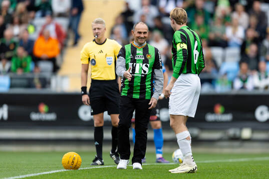 GAIS klubblegendar Sten Pålsson och lagkapten August