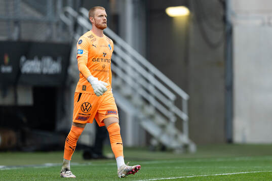 Halmstads målvakt Tim Erlandsson