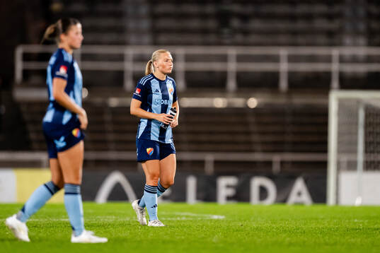 Djurgårdens Louise Hvarfner deppar