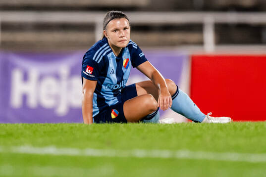Djurgårdens Alexsandra Lobanova deppar