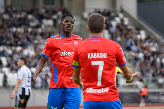 Helsingborgs Chisomnazu Chika Chidi jublar