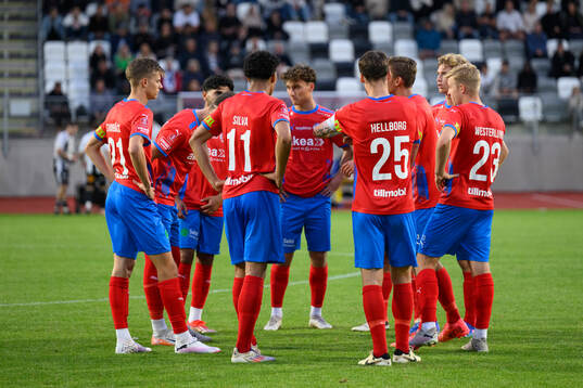 Helsingborgs spelare samlas