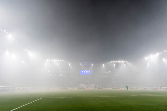 Smoke from flares