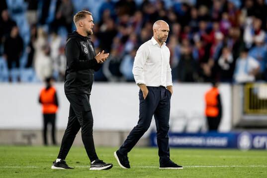Assistant coach Theodor Olsson and Head coach Henrik