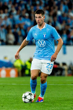 Lasse Berg Johnsen of Malmö FF