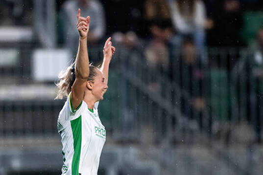 Hammarbys Ellen Wangerheim jublar