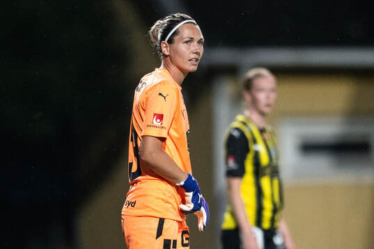 Häckens målvakt Jennifer Falk