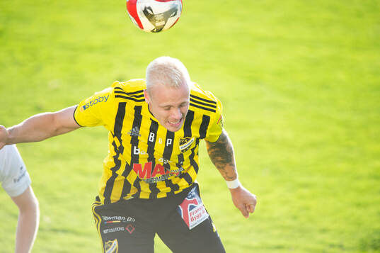 IFK Hässleholms Alexander Sjöström i matchen i Svenska