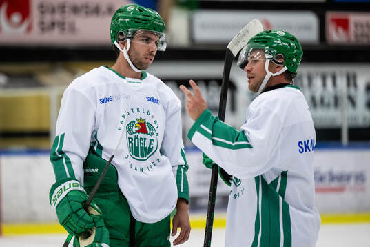 Josh Dickinson och Leon Bristedt