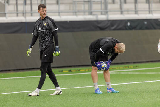 Häckens målvakt Andreas Linde och målvakt Peter