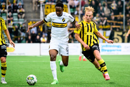 AIKs Mouhamed Lamine Fanne Dabo och Kubikenborgs Arvid