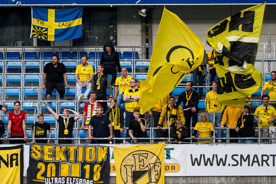 Spectators in the stands