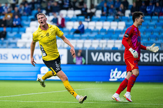 Emil Holten of Elfsborg reacts