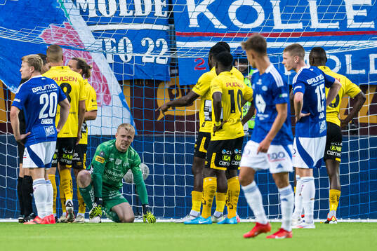Isak Pettersson of Elfsborg in pain