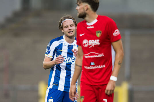 IFK Göteborgs Oscar Pettersson deppar