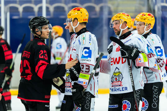 Malmö Redhawks Christoffer Forsberg och Fischtown Penguins