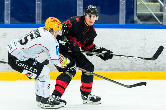 Fischtown Penguins Fabian Herrmann och Malmö Redhawks