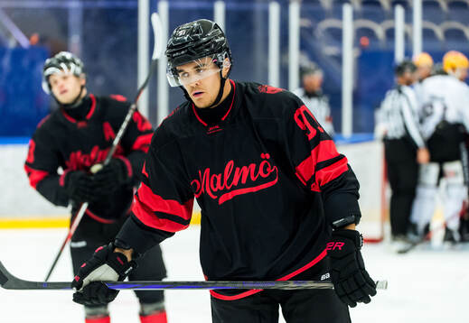 Malmö Redhawks Axel Sundberg deppar