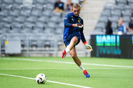Goalkeeper Jacob Rinne of Djurgården